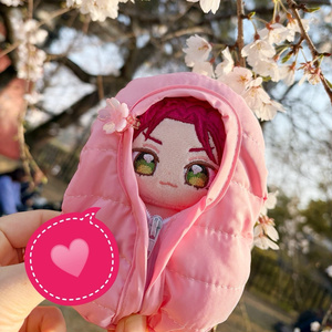 (ちびぐるみ・いつぬい) 花束レースぬい服｜着ぐるみ｜マスコット｜淡色・ピンク ちびぐるみ・いつぬい) 花束レースぬい服｜着ぐるみ｜マスコット｜淡色