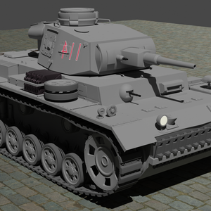 三号戦車_Panzer III / 3Dモデル