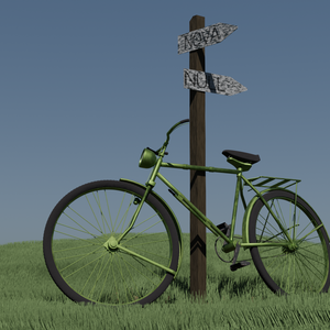 ドイツの古い自転車