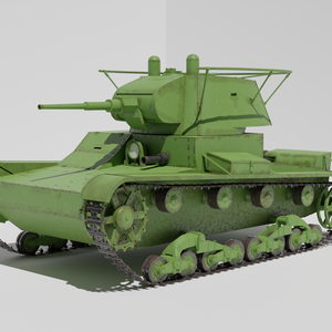 T-26 / ソ連・軽戦車 / 3Dモデル
