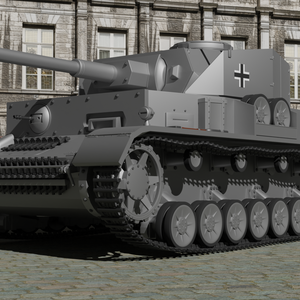 4号戦車_Panzer Ⅳ / 3Dモデル