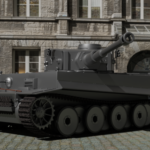 ティガーⅠ重戦車_TigerⅠ / 3Dモデル