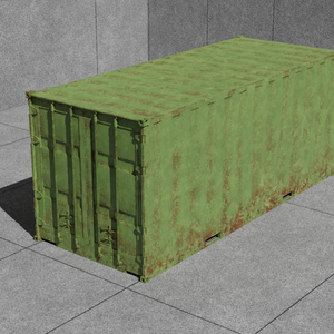 container/コンテナ/3DCGモデル/blender
