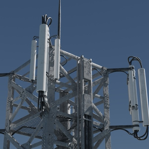 base station/基地局/3DCGモデル/blender