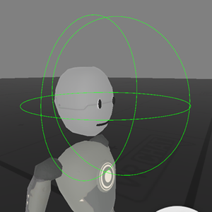 【FREE】ワールドにいるプレイヤーの頭にPhysboneColliderを設定するギミック