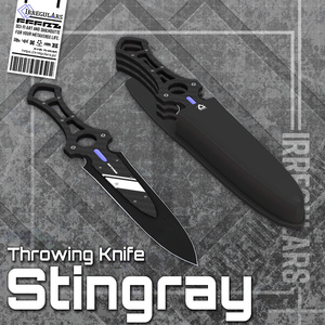 Original 3D model] Stingray - Stingray - [Throwing knife