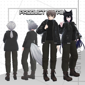 【オリジナル3Dモデル】Beyond Raven【アバター対応衣装】 缩略图 5