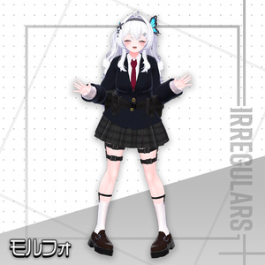【オリジナル3Dモデル】キュラスフィア学園制服【アバター対応衣装】 缩略图 23