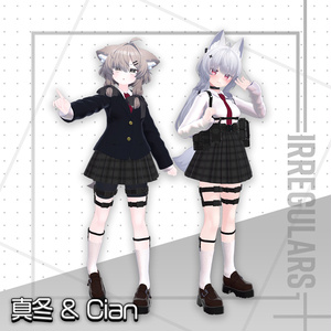 【オリジナル3Dモデル】キュラスフィア学園制服【アバター対応衣装】 缩略图 21