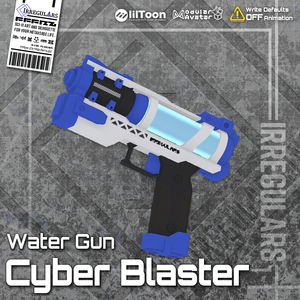 【オリジナル3Dモデル】Cyber Blaster-サイバーブラスター-【水鉄砲】