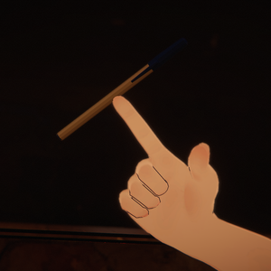 Spinning low poly Pen Unity Package VRC 低ポリペンユニティパッケージVRCの回転