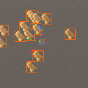  Dino Chicken nugget particles unity package VRC ディノチキンナゲット粒子ユニティパッケージ