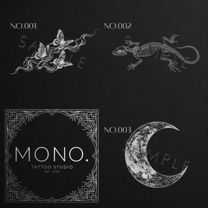 【No.001 - No.012】　　Tattoo Design Pack　　 (12 variations) 