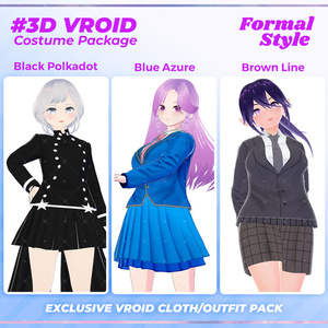 3D VRoid Casual Girl Outfit Pack Cute & Trendy Clothes for VRoid Models | VRoid Clothes, VRoid Fashion, VRoid Outfit