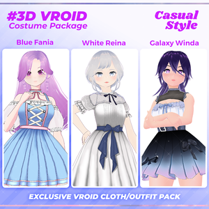 3D VRoid Outfit Pack Elegant & Sweet Lolita Dresses for VRoid Models | VRoid Clothes, VRoid Cute Fashion, VRoid Lolita Style, VRoid Aesthetic Outfit