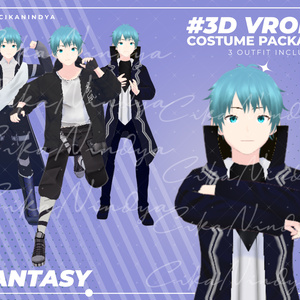 3D VRoid Outfit Pack Fantasy Warrior Attire for VRoid Models | VRoid Clothes, VRoid Costume, VRoid Fashion