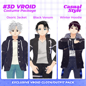 3D VRoid Outfit Pack Urban Casual & Streetwear Jackets for VRoid Models | VRoid Clothes, VRoid Costume, VRoid Fashion