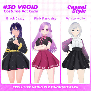 3D VRoid Outfit Pack Elegant & Stylish Lolita Dresses for VRoid Models | VRoid Clothes, VRoid Costume, VRoid Fashion