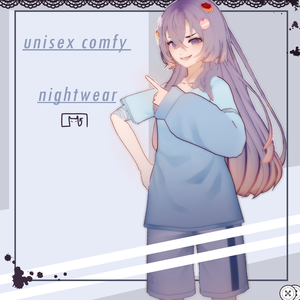 [vroid] ユニセックス快適 ナイトウェア||Unisex comfortable Nightwear