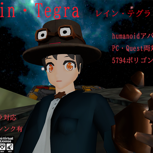 【PC/Quest両対応　オリジナル3Dモデル】Lein・Tegra(レイン・テグラ）