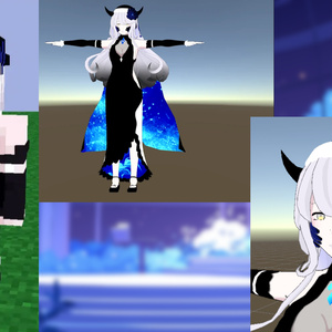 【3Dモデル】盲目の魔女 - Evraco（Minecraftスキン付き）