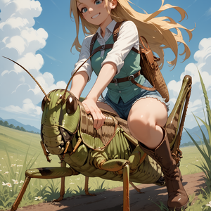 Grasshopper バッタ LoRA [Pony]