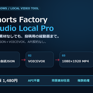 【Windows】台本JSONからスカッと会話ショート動画を自動作成｜VOICEVOX字幕