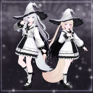 【8アバター&まめふれんず対応】StarlitWitch【VRChat向け衣装】 缩略图 4