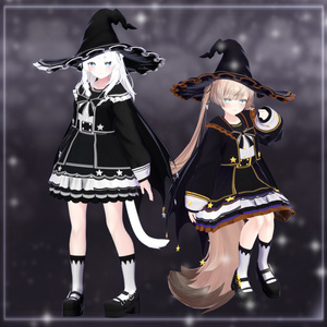 【8アバター&まめふれんず対応】StarlitWitch【VRChat向け衣装】 缩略图 3