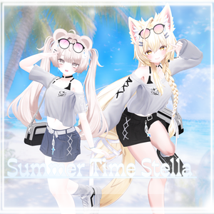 　【9アバター対応】SummerTimeStella【VRChat向け衣装】