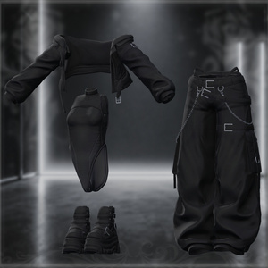 【発売記念セール中】【10アバター対応】REBELDROP【VRChat向け衣装】 缩略图 3