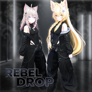 【発売記念セール中】【10アバター対応】REBELDROP【VRChat向け衣装】