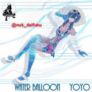 『Water balloon　YOYO』タトゥーデカール　GSshop