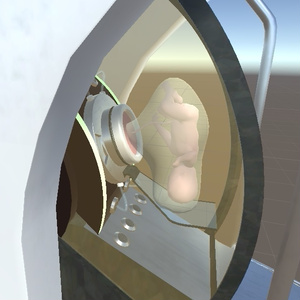【VRChatも】人工子宮装置 "Ectogenesis Prime" 3Dモデル