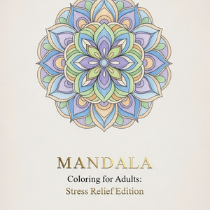 Mandala Coloring for Adults: Stress Relief Edition