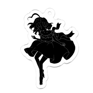 影絵風アクリルキーホルダー