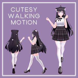 Cutesy Walking Motion【歩行モーション】