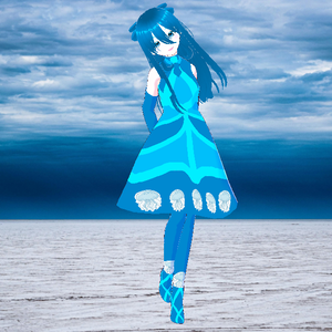 "River" - Jellyfish & Ocean Themed Avatar Outfit / Model VRM