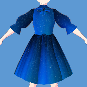 NIGHT BLUE DRESS