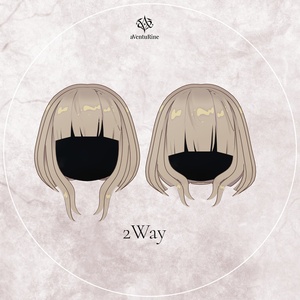 【バフィー追加対応🎉】2way/Candy Garnet Bob【2アバター対応】 缩略图 6