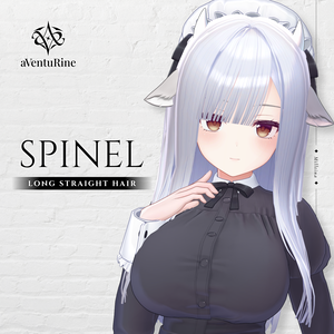 Spinel Long Straight Hair【5アバター対応】