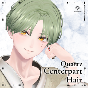 【5アバター追加対応🎉】Quartz Centerpart Hair【14アバター対応】#aVentuRine_jp