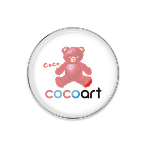 cocoart（ココアート）ロゴ ピンバッヂ