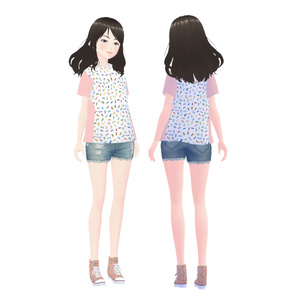 【#VRoid】Tシャツ cocoartオリジナル（Tummyシリーズ）Scat