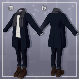 【3D衣装】コートセット【吉嗣対応】 缩略图 3