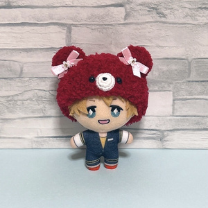 10cmぬい用・チェック柄フリースマフラー - 蝶々書房 - BOOTH