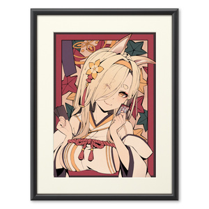 お　うちかえる　直筆サイン入り　キャンバスプリント 直筆サイン入り】キャンバスプリントF0 - 成瀬家*Hizuki* - BOOTH