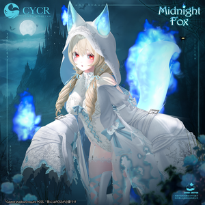 🦊Midnight Fox 2.0 🦊【髪型付き衣装 / 19アバター対応】