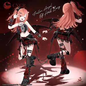 🖤Fallen Angel Of Hell Lucy🖤【髪型/メークアップ付き衣装 / 15アバター対応】 缩略图 4