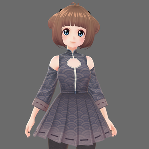 Asian Inspired Vroid Dress